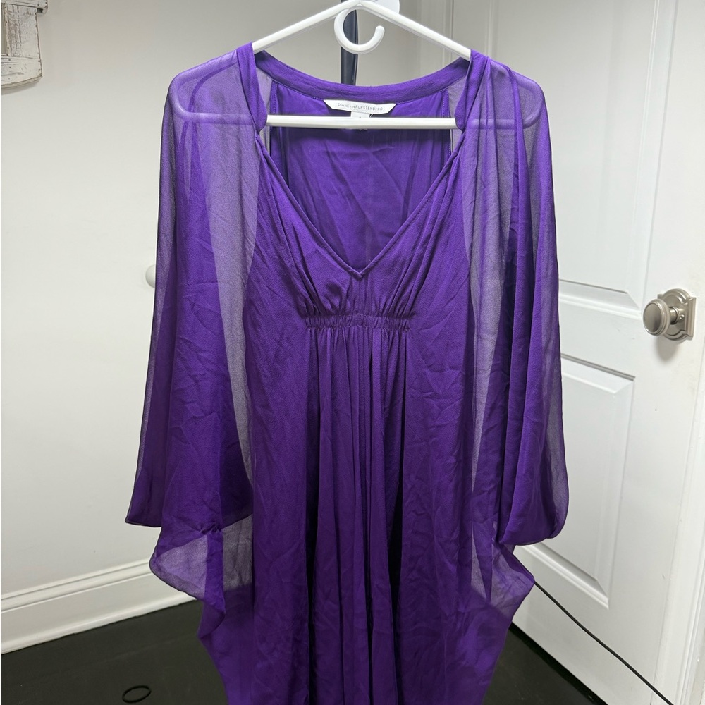 Diane Von Furstenberg Purple Dress